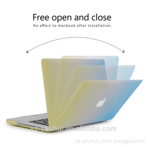 Wholesale Ultra Slim Rainbow Case Protective Cover for Macbook Pro 13.3'